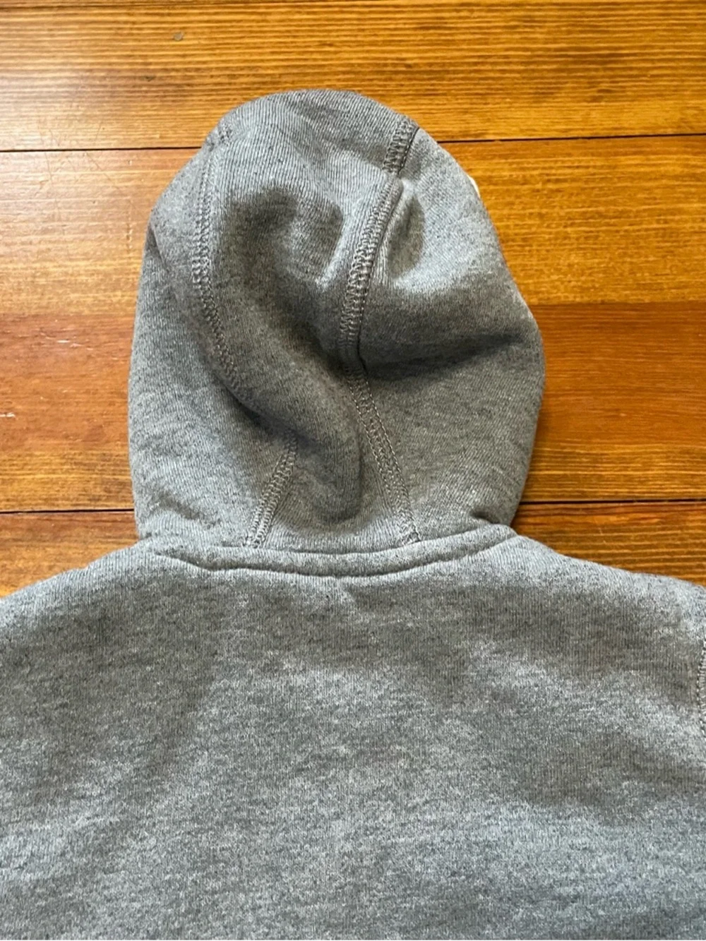 GAP Baby Heather Gray Sherpa-Lined Bear Ear Hoodie Size 18-24 Months